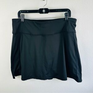 Oalka Black Lined Skort Size XXL Golf Preppy
